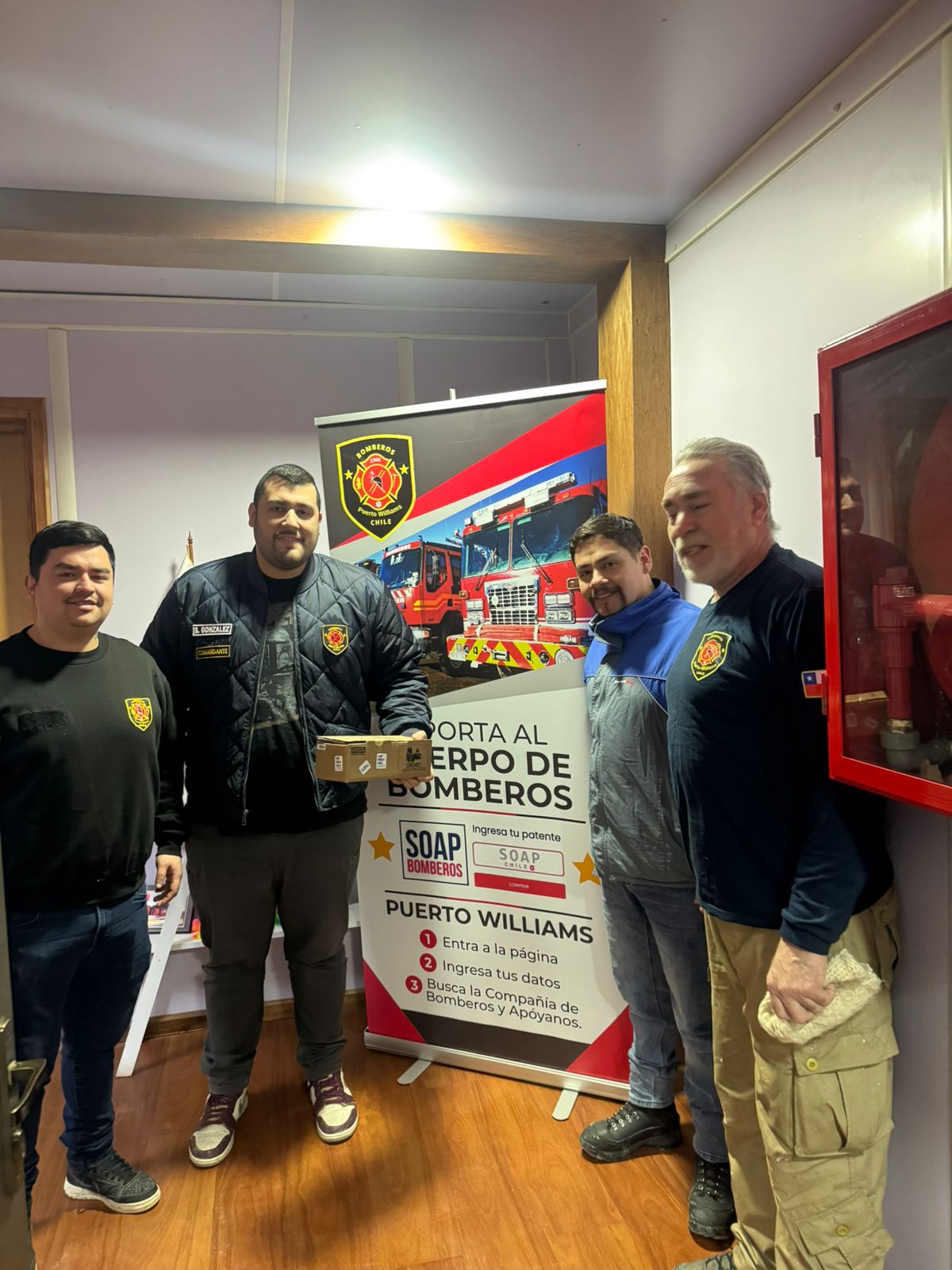 Donación en Puerto Williams